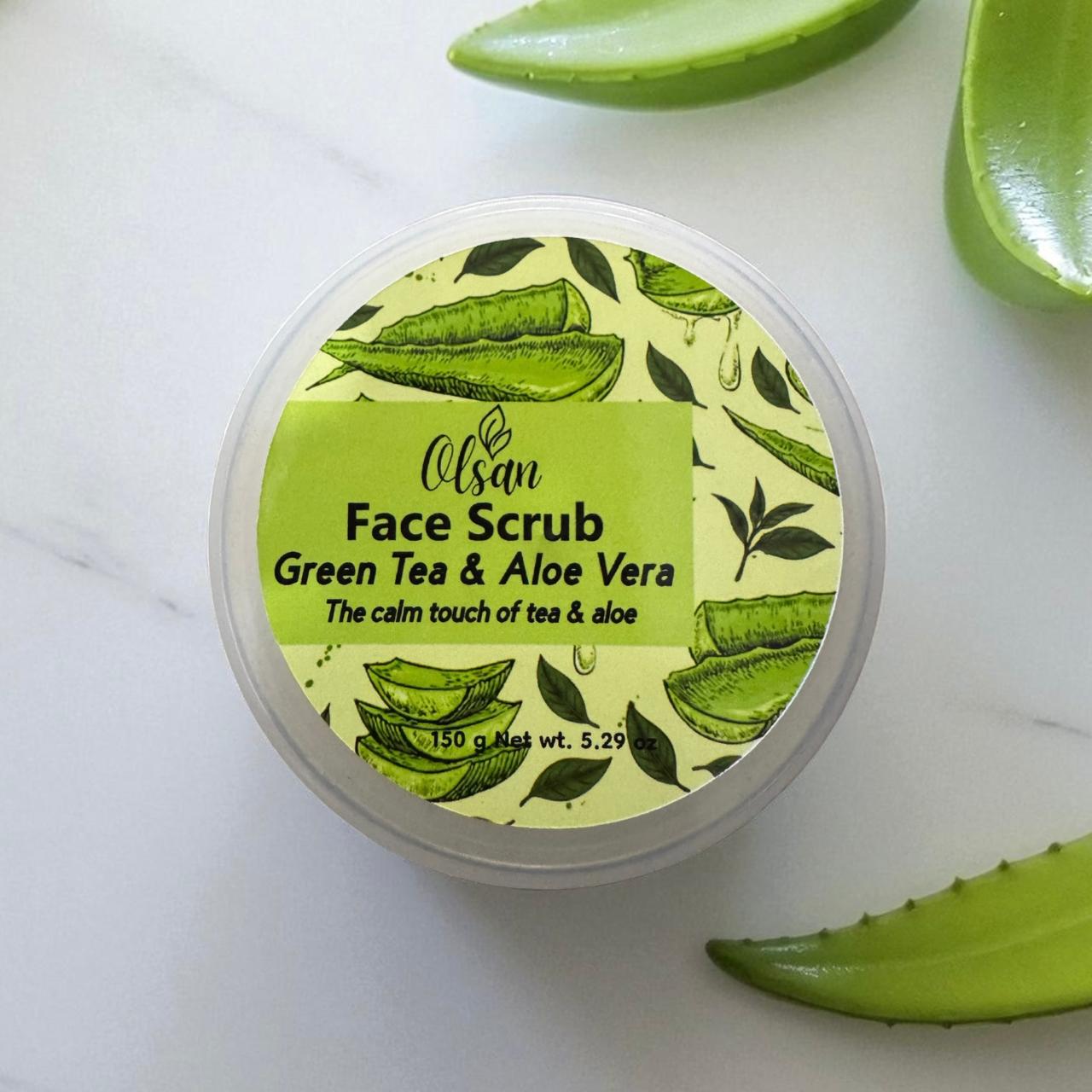 Face Scrub Green Tea & Aloe Vera